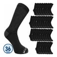 thumbnail image 1 of Calceta Caballero Fruit of the Loom Algodón Afelpado Negro 36 Pares, 1 of 3