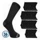 thumbnail image 1 of Calceta Caballero Fruit of the Loom Algodón Afelpado Negro 36 Pares, 1 of 3