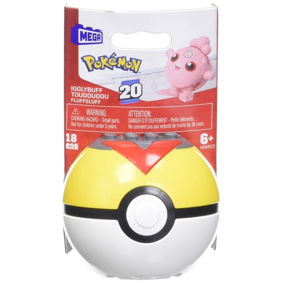 Pokébola Construx Igglybuff juguete armable Mega Brands