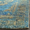 thumbnail image 3 of SAFAVIEH Tangier Patton Overdyed Area Rug, Teal/Beige, 4' x 6', 3 of 5