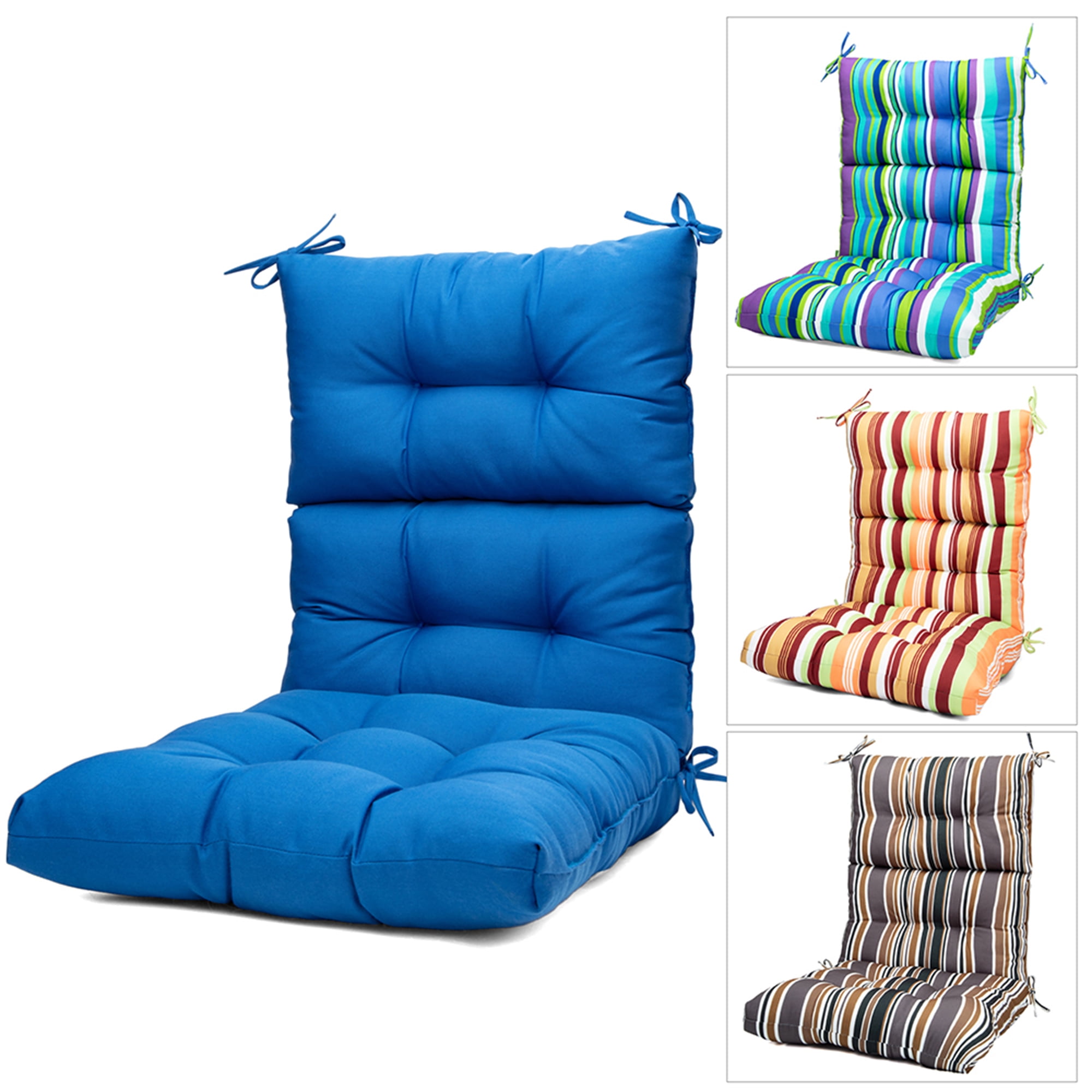 outdoor waterproof high back chair cushion pad, chair cushion for