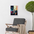thumbnail image 2 of Times Square New York Neon Street Artwork Framed Wall Art Print A4, 2 of 4