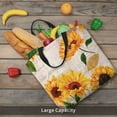 thumbnail image 6 of Xecao Sunflower 5 for Tote Bag: spacious with inner pockets, ideal for work, shopping, or travel., 6 of 9