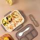thumbnail image 4 of Fiambrera bento sellada y compartimentada | Lonchera portátil de 1100 ml para trabajo y estudiantes con compartimentos para cubiertos | Fiambrera ligera y duradera de polipropileno para picnic en la, 4 of 6
