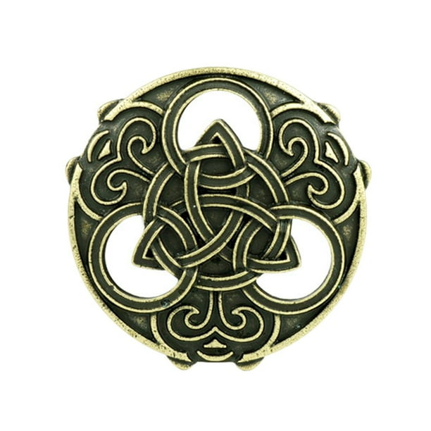 Broches, cierres para ropa: para capa, chal, bufanda, vintage Oro