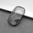thumbnail image 4 of HUGFEGWE for Genesis GV90 GV60 Premium TPU Transparent Key Fob Cover Compatible for Genesis GV90/GV60 Car Key Case Remote Control Protective Case(Smoke Color) CA919-118045, 4 of 5