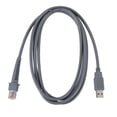 thumbnail image 1 of 1 X USB A male to RJ45 Cable 7ft 2M Barcode Scanner LS4278 LS2208 2208AP,1 * bar code scanner serial cable,gray, 1 of 8