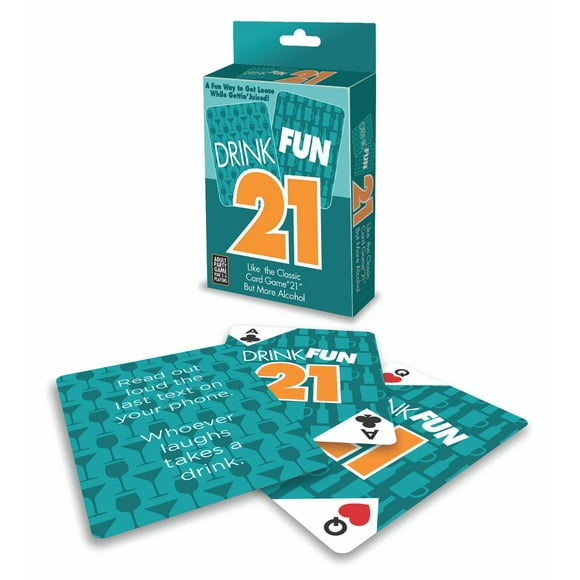 Little Genie Drink Fun 21 Rummy Style Adult Card Game