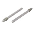 thumbnail image 2 of 3mm 1/8" Shank 4mm Dia Cone Head Diamond Grinding Mounted Point Bit 5pcs, 2 of 3