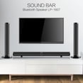 thumbnail image 1 of Detachable Surround Sound Bar Wireless Subwoofer 2 Speaker System Home Theater, 1 of 15