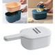 thumbnail image 5 of Rallador de alimentos para verduras, de picadoras cuchillas, contenedor de almacenamiento, drenaje de , utensilios de cocina par Gris perfecl Picadora de verduras, 5 of 8