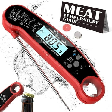 delpattern Wireless Meat Thermometer Digital for Grill - Instant Read Grill Thermometer, Food Thermometer for Outdoor Cooking, BBQ Accessories, Cooking Thermometer for Kitchen