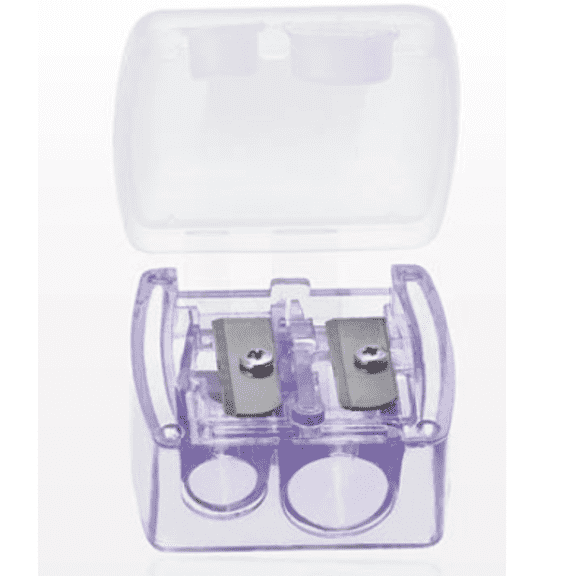 Mettalusso Mini 2-Hole Makeup Pencil Sharpener