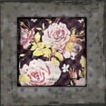 thumbnail image 2 of Grey, Jace 15x15 Black Ornate Wood Framed with Double Matting Museum Art Print Titled - Flower Patch Bordered Mate, 2 of 4