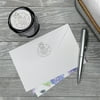 Personalized Round Self-Inking Rubber Stamp - Warm Wishes