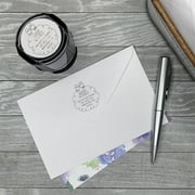 Personalized Round Self-Inking Rubber Stamp - Warm Wishes