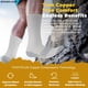 thumbnail image 2 of Calcetines FOOTPLUS de cobre con soporte de arco para senderismo y correr, 6 pares, 2 of 7