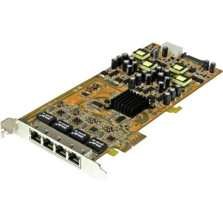 Pci Interface Card - Startech ST4000PEXPSE 4 Port Gigabit Poe Pcie Network Card