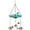 Blue, variant on Hummingbird Feeder Glass with Hanging Bird Bath for Outside Combo Set,12 Fluid Ounces,Solar Hummingbird Bath with Fountain (11inch),Backyard, Patio Garden Yard Decoration (Red)