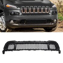 For Jeep Cherokee 2014 2015 2016 2017 2018 Front Bumper Grille W/ Surround Molding Trim
