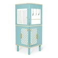 thumbnail image 2 of Janod - Trio Wooden Kitchen - Compact 3-Sided Kitchen - Pretend Play Kitchen & Tea Set Toy - Retro Style - 5 Metal Utensils Included - Water-Based Paints - 3 Years +, 2 of 8