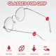 thumbnail image 4 of Ganchos para Orejas de Gafas en Forma de Gota de Agua Uxcell, Antideslizantes de Silicona, Ganchos de Gafas de Confort con Caja Blanca, 4 of 7