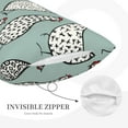 thumbnail image 5 of Fotbe Hand Drawn Chickens Pillow Cases - Envelope Closure - Luxury, Extra Soft, Cooling Pillow Covers - Wrinkle, Fade, Stain Resistant-16"x24", 5 of 9