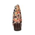 thumbnail image 4 of Leather Clutch 8 X 5. 5 In Wrist Strap And Hand Bag Easy To Carry Lightweight Waterproof And Durable Leopard Skin Print Style Orangered_3, 4 of 6