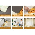 thumbnail image 5 of Sunflower Kitchen Rugs Decor Set of 2 Anti Fatigue Yellow Vintage Floral Farmhouse Non-Skid Kitchen Floor Mats Comfort Standing Mat Waterproof Sink Carpet (17.3 x 28 inch+17.3 x 47 inch), 5 of 6