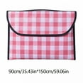 thumbnail image 3 of GASTROPOD Outdoor Picnic Blanket Check, Large Foldable Plaid Beach Blanket Waterproof & Sandproof Pad Picnic Mat Camping Blanket Grid Tote Bag for Park Travel Music Festival, 3 of 6
