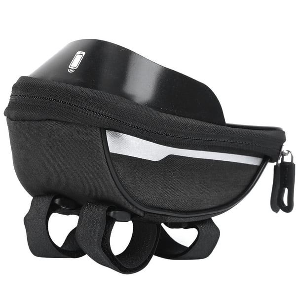 Bolsa de almacenamiento para bicicletas, bolsa para bicicletas, bolsa de poliéster para exteriores, bolsa para bicicleta, bolsa para viga delantera de bicicleta, claridad notable