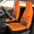 thumbnail image 3 of Dukes Orange Car Haz-zard Car Seat Cover Front Seats Full Set of 2 Vehicle Seat Protector Fit Cars, Sedan, Truck, SUV, Van, 3 of 8