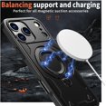 thumbnail image 2 of MYKOMI Magnetic Case for iPhone 17 Pro Max,Military Grade Protection Heavy Duty Shockproof with Rotating Ring Kickstand Case Cover for iPhone 17 Pro Max, 2 of 6