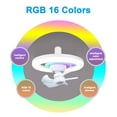 thumbnail image 3 of LED Fan Light 16 Colors Luminescent E27 Screw Head 360°, 3 of 7