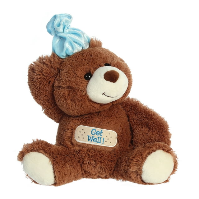 Aurora Stuffed Animals-Get Well Bear 12"