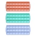 thumbnail image 1 of 3 moldes para cubitos de hielo de 24 rejillas con tapas (colores surtidos), 1 of 5