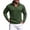 Green, variant on Half-Zip Stand Collar Cable-Knit Pullover, Thick Gentle Yarn Fabric for Small Town Wanders Pink XXL