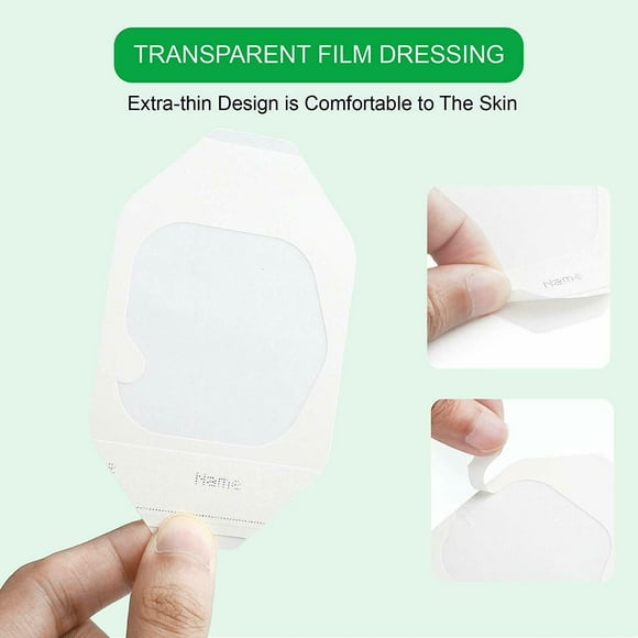 110pcs Transparent Film Dressing Wound Bandages Adhesive Patch Waterproof 6x7cm