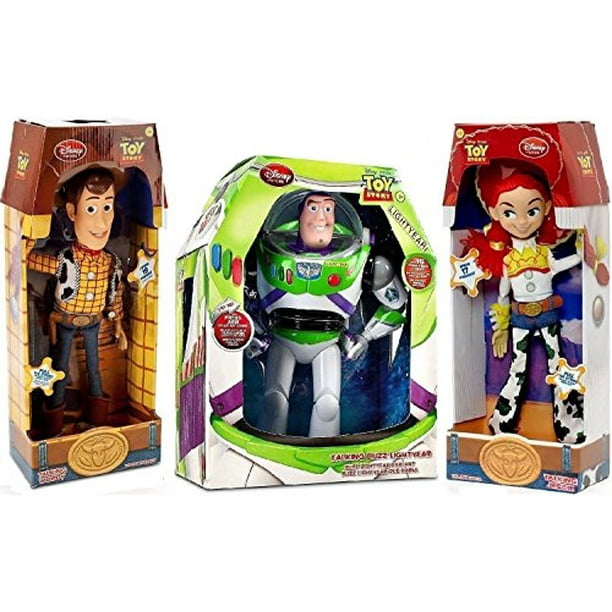 Toy Story Woody Buzz Lightyear Jessie Cowgirl Talking Action Figure Dolls By Disney Walmart Com Walmart Com