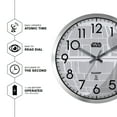 thumbnail image 5 of Sharp Star Wars Death Star Atomic Wall Clock- 12" Silver Brushed Finish - Sets Automatically- Battery Operated QA Technology Display, 5 of 5