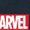 NAVY, variant on Marvel - Logo Collage - Men's Long Sleeve Graphic T-Shirt