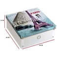 thumbnail image 3 of PACK 4 Caja organizadora de plástico con imagen de PARIS Torre Eiffel Tutti-Home TUTTI-HOME Azul, 3 of 3