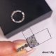 thumbnail image 5 of Personalizado de plata chapada en cobre 2pcs/set corte circón imitar Moissanite anillo de bodas conjunto de diseño de moda de dos piezas de perforación completa anillo de circón, 5 of 8