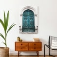 thumbnail image 4 of Creative Products Ornate Marble Teal Door 20 x 30 Canvas Wall Art, 4 of 5