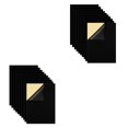 thumbnail image 3 of Billuyoard 10 hojas adhesivas A4 de terciopelo para joyero, forro para manualidades, telas suaves, plantilla para hacer cajones, mostrador, negro Negro 2piezas, 3 of 6