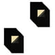 thumbnail image 2 of Wosthever 10 piezas de hojas de terciopelo autoadhesivas, caja de joyería flocada, forro artístico, telas suaves, plantilla para hacer Negro 2piezas, 2 of 6