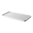 thumbnail image 1 of Double Layer Dish Drainer Plate with Non Slip Design, Sturdy Drying Rack for Kitchen Organizing Vegetables Fruits Glasses and Baby Bottle Storage, 1 of 7