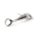 thumbnail image 2 of Tibetan Style 304 Stainless Steel Pendants Whale Silver 56.5x29.5x9mm Hole: 10mm, 2 of 3