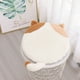 thumbnail image 4 of Cojín redondo de felpa para asiento de gato, tapete de espuma viscoelástica para silla, Tatami, antideslizante, 40x40cm, 4 of 5