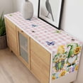 thumbnail image 4 of Sunflowers Table Runner - 36 Inch Long, Kitchen Dining Table Runner Dresser Scarves, Spring Gnomes Hydrangea Daisy Flowers Pink Plaid Farmhouse Decor for Coffee Tables Wedding Party Banquet, 4 of 8
